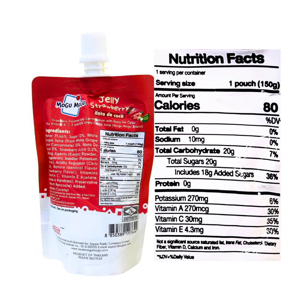 Mogu Mogu Jelly With Nata De Coco 150g - Image 6