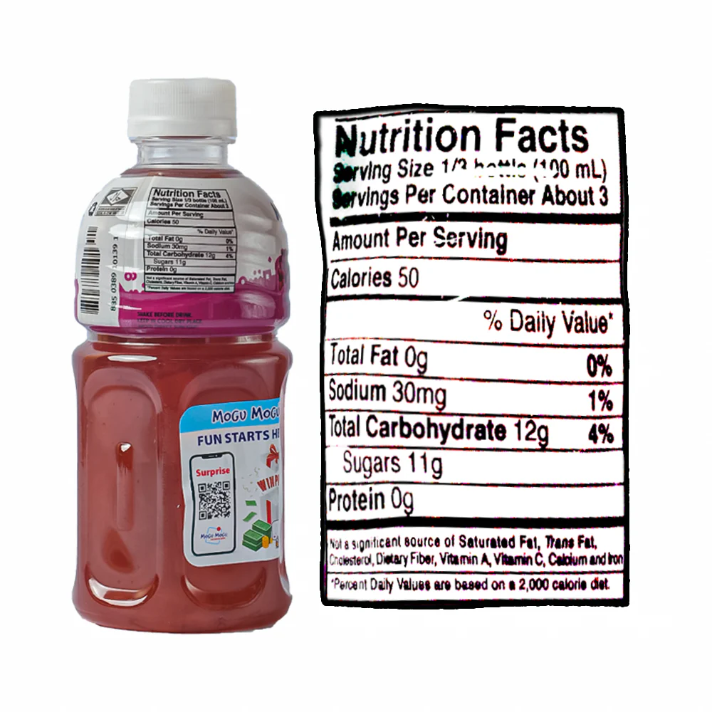 Mogu Mogu Juice Grapes 320ml - Image 3