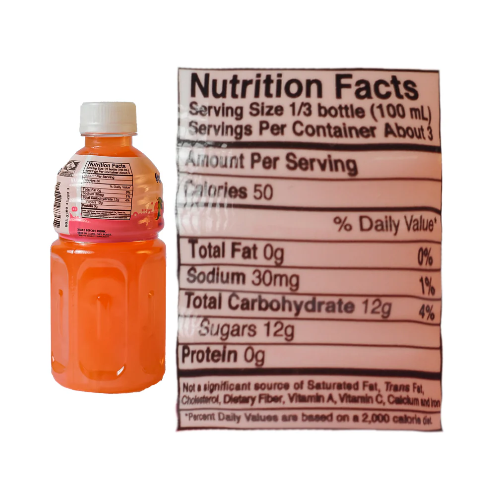 Mogu Mogu Juice Pink Guava 320ml - Image 3