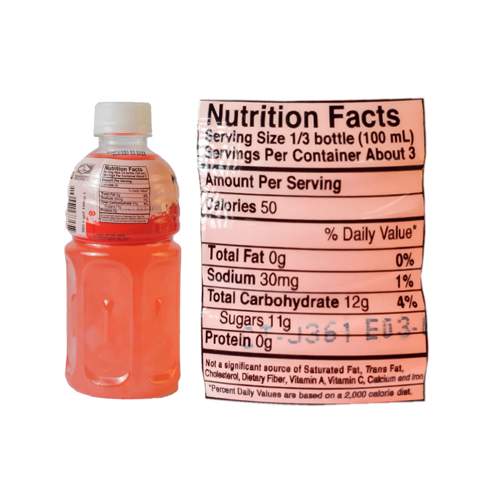 Mogu Mogu Juice Strawberry 320ml - Image 3