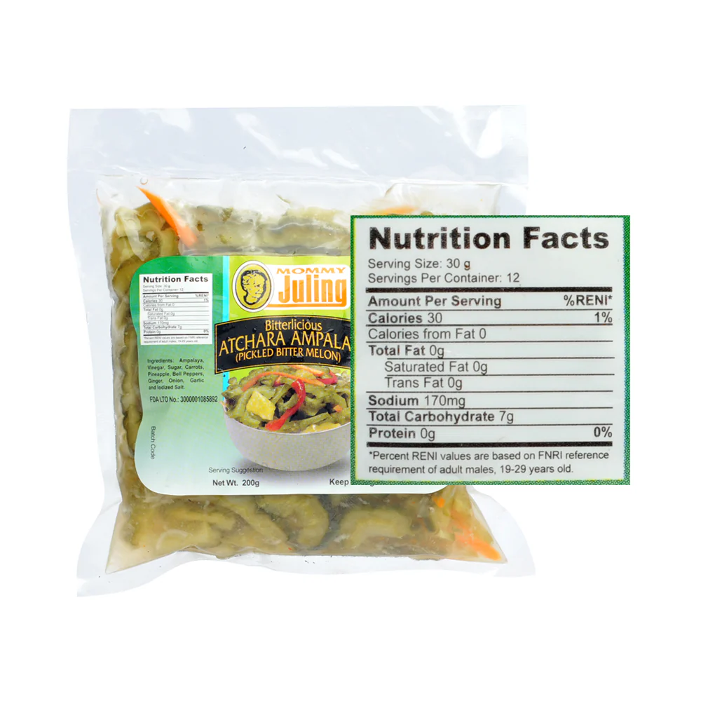 Mommy Juling Bitterlicious Atchara Ampalaya 200g - Image 2