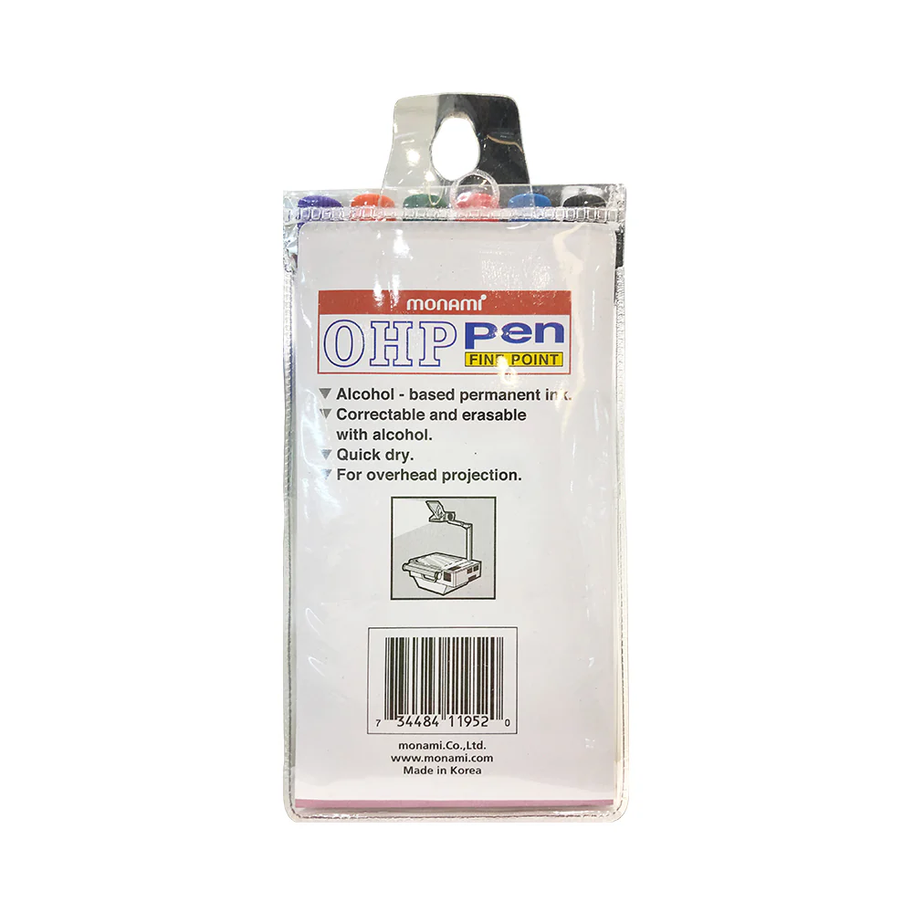 Monami Ohp Marker Set 6 In 1 - Image 2