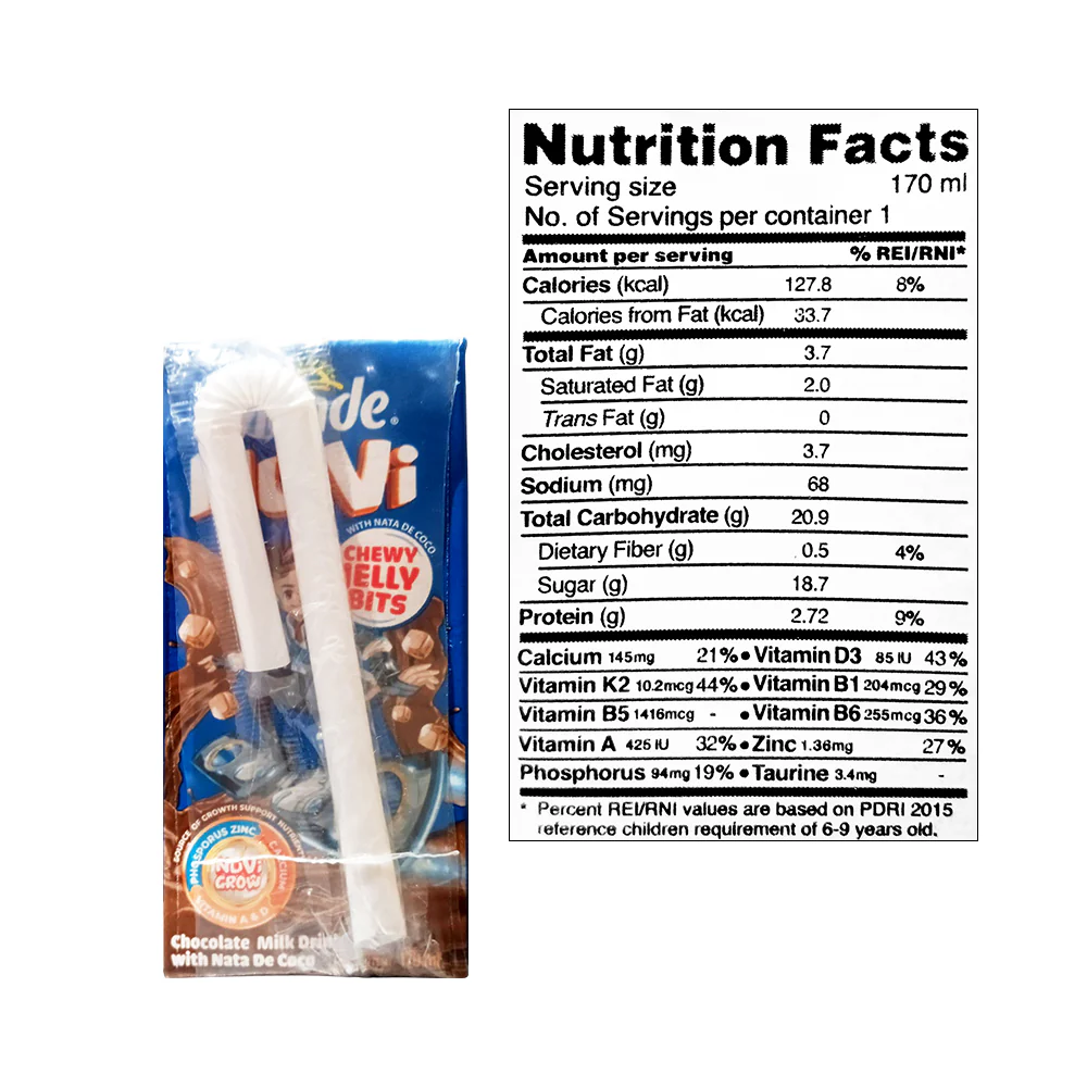 Monde Nuvi Chocolate Milk Drink With Nata De Coco - Image 4