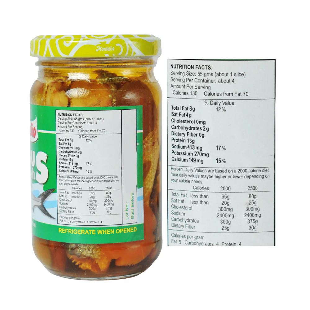 Montaño Bangus Milkfish In Corn Oil Hot 228g - Image 2