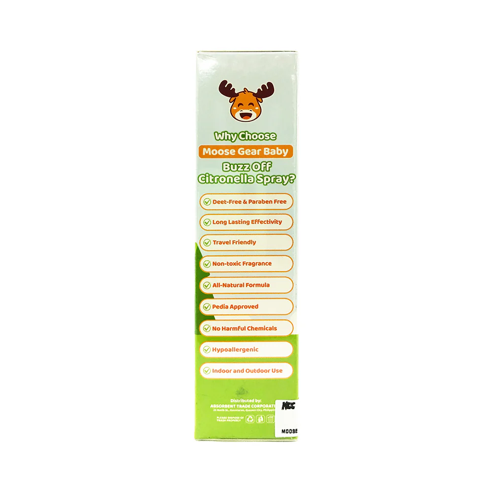 Moose Gear Baby Buzz Off Citronella Spray 60ml - Image 3