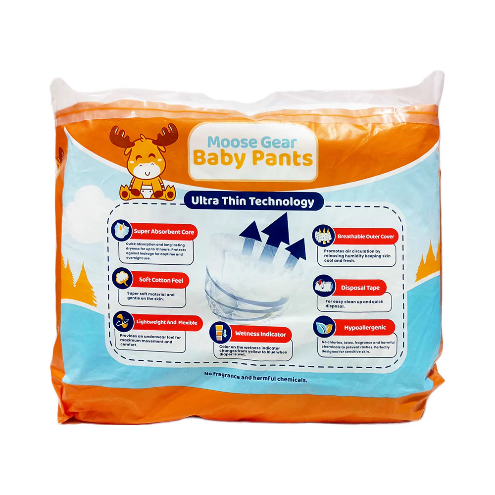 Moose Gear Baby Diaper Pants Large 30’s - Image 2