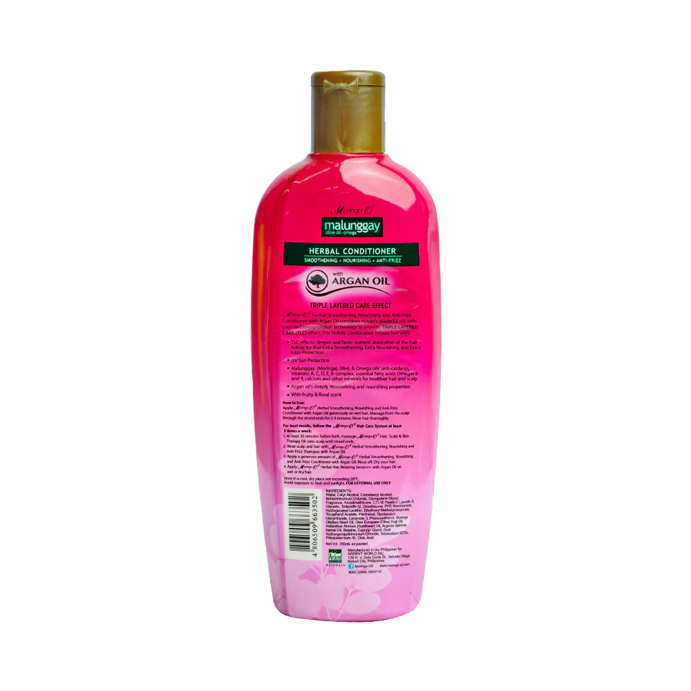 Moringa-O2 Anti-Frizz Conditioner With Argan Oil 350ml - Image 2