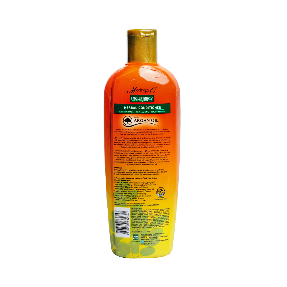 Moringa-O2 Anti-Hairfall Conditioner With Argan Oil 350ml - Image 2