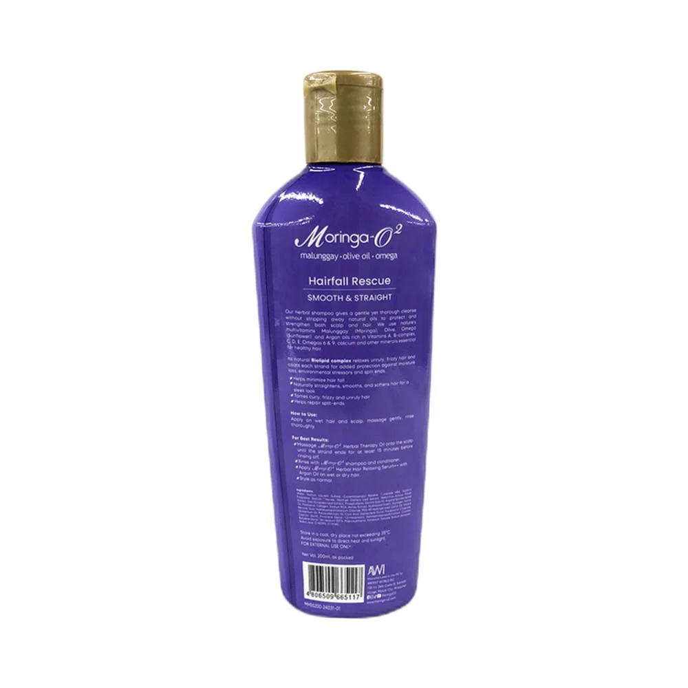 Moringa O2 Hairfall Rescue Shampoo With Argan Oil 200ml - Image 3