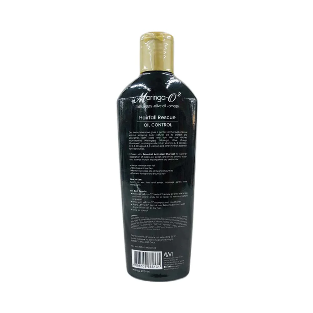 Moringa O2 Hairfall Rescue Shampoo With Argan Oil 200ml - Image 4