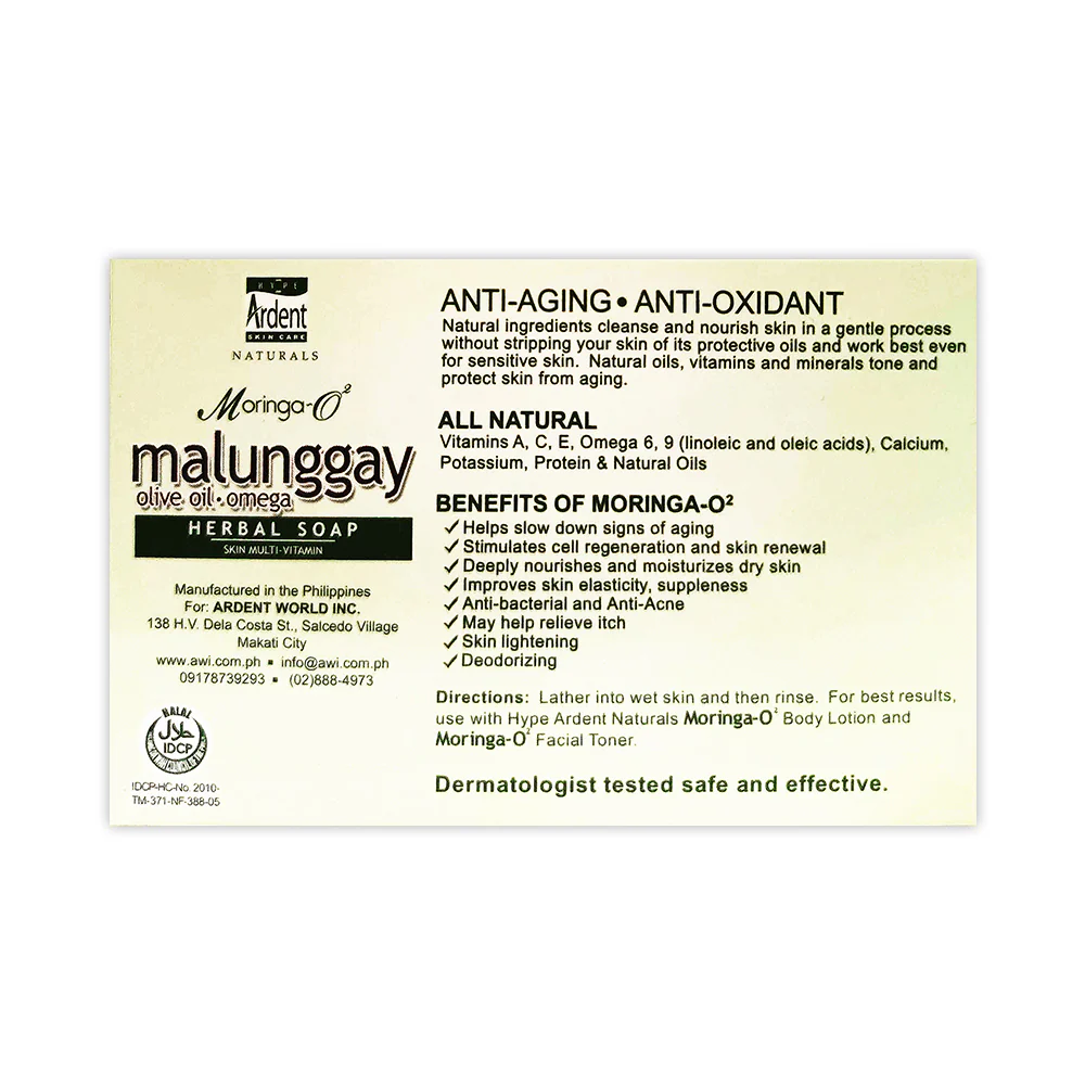 Moringa O2 Herbal Soap 135g - Image 2