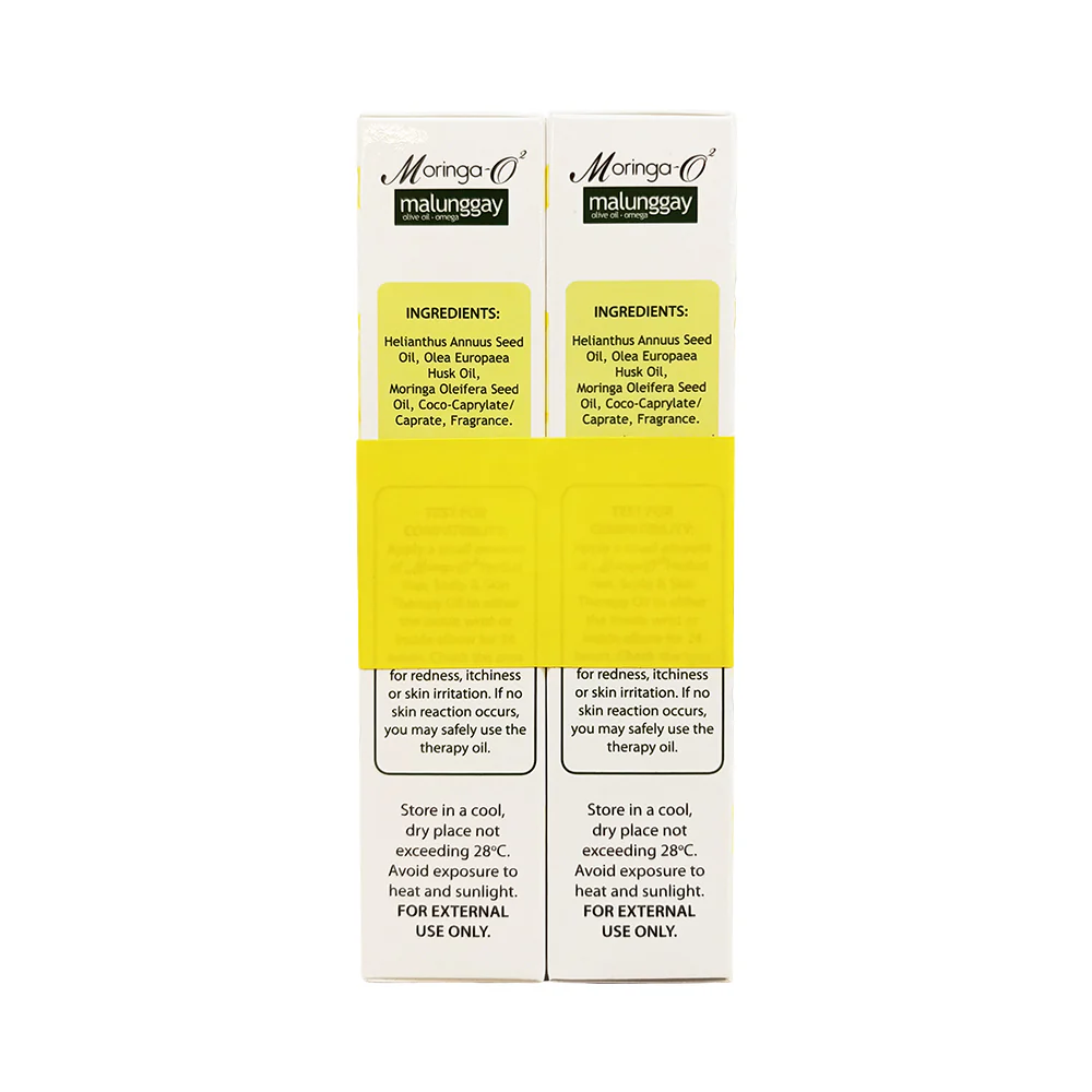 Moringa-O2 Malunggay Herbal Hair, Scalp And Skin Therapy Oil 55ml x 2's - Image 2