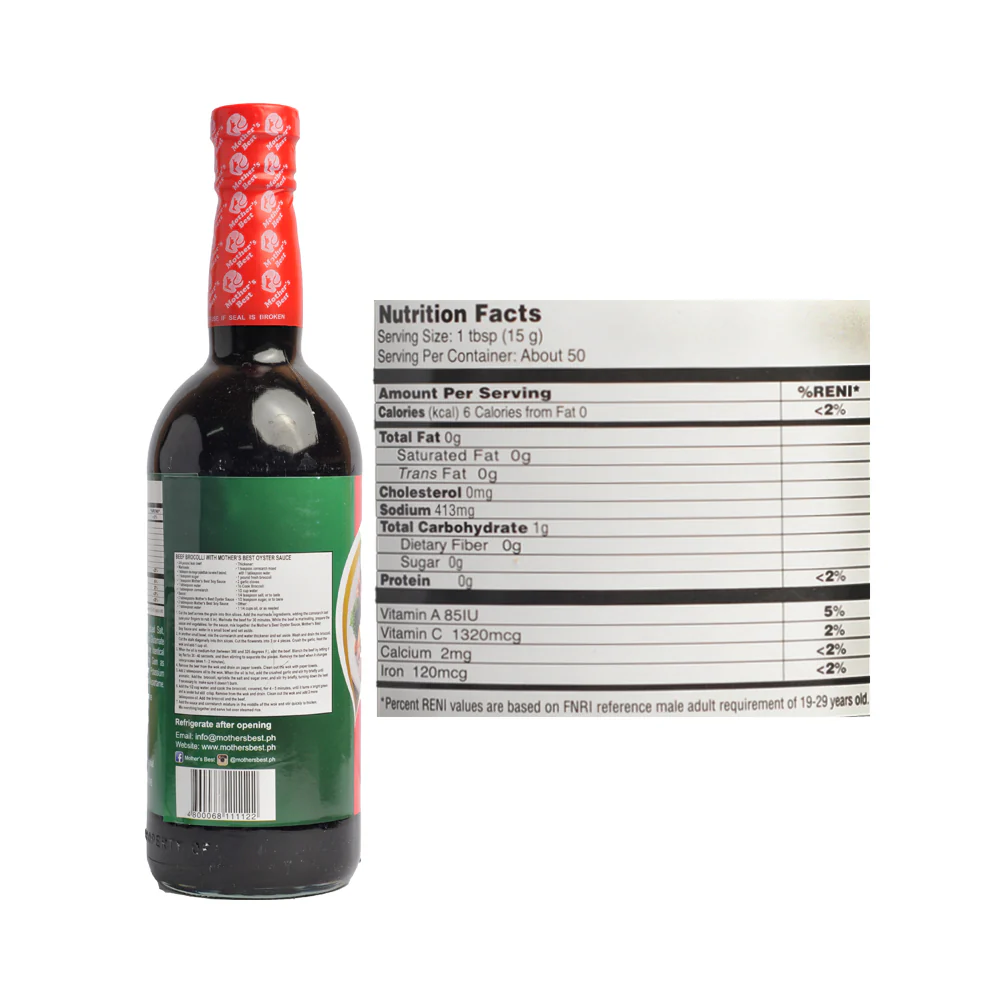 Mothers Best Oyster Sauce 750ml - Image 2
