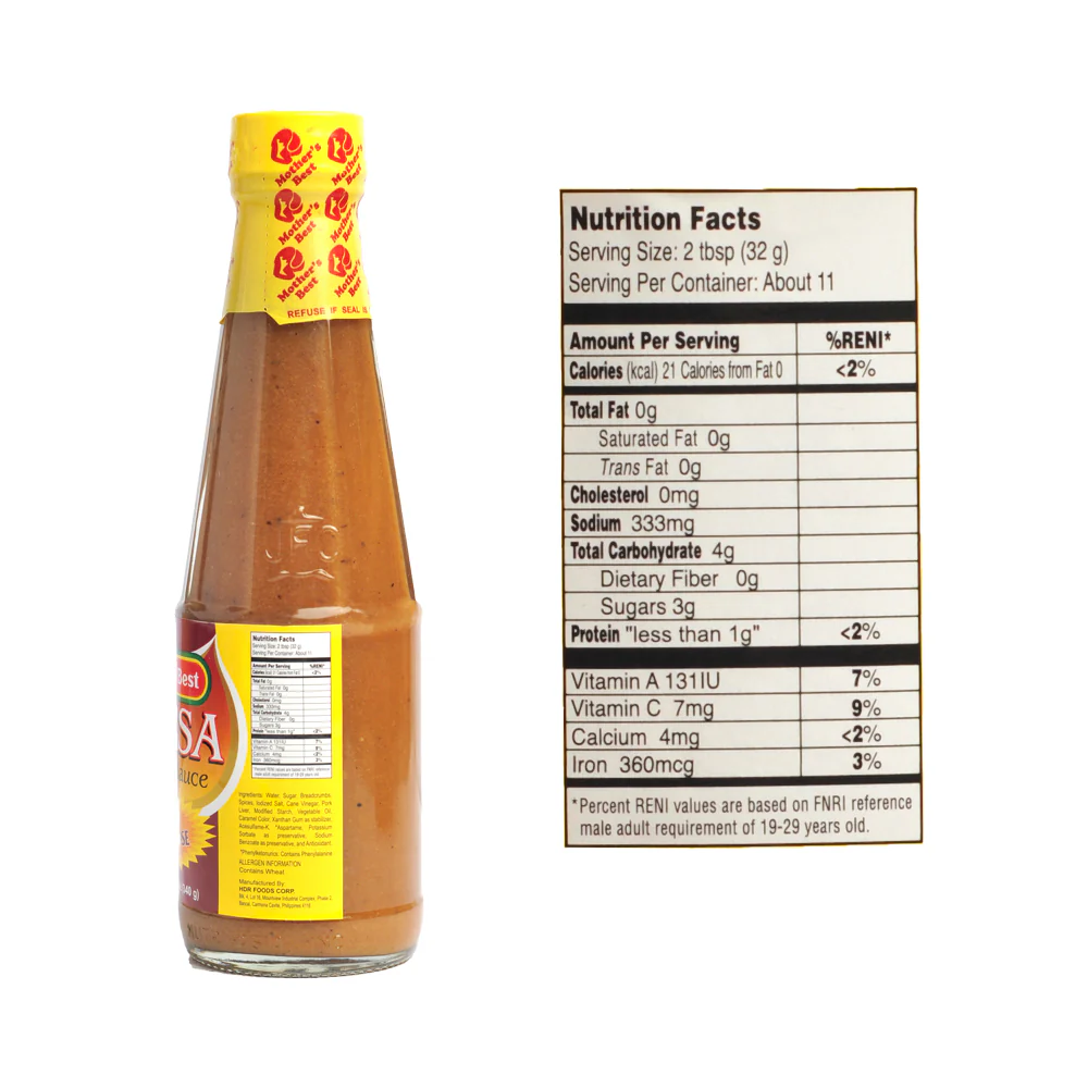 Mother's Best Sarsa Lechon Sauce Regular 340g (12oz ) - Image 2
