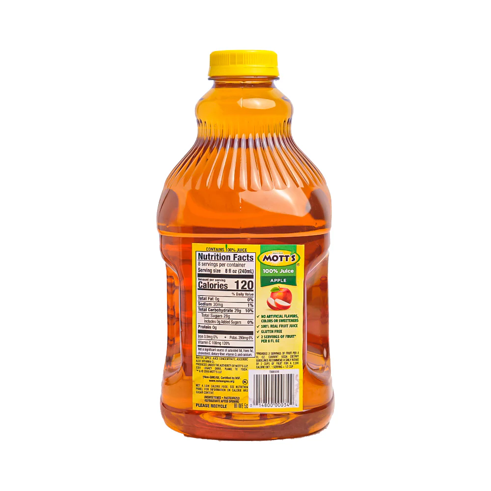 Mott's 100% Apple Juice 64oz - Image 2