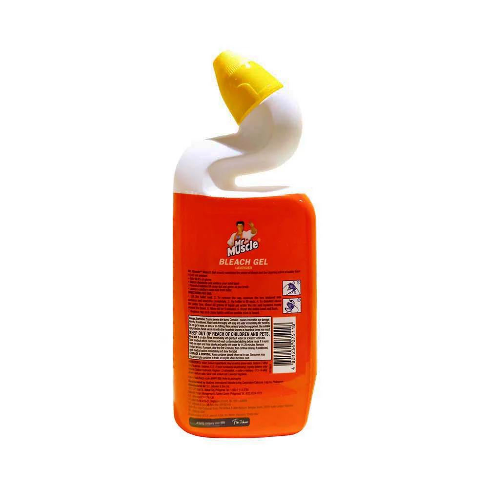 Mr Muscle Foaming Bleach Gel Lavender 500ml - Image 2