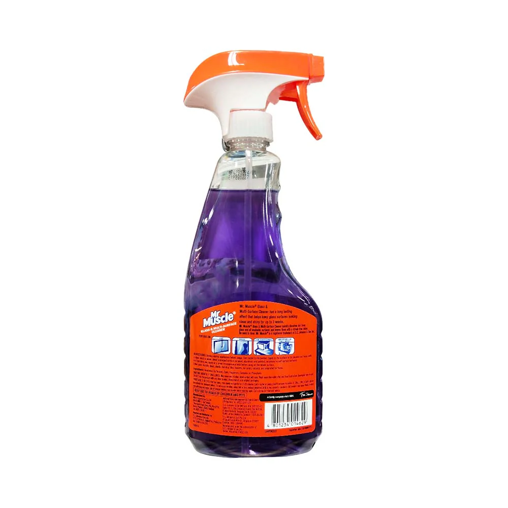 Mr Muscle Glass and Multi Surface Primary Lavender 500ml - Image 2