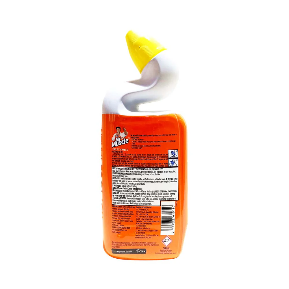 Mr Muscle Toilet Bowl Cleaner Toilet Shield 500ml - Image 2