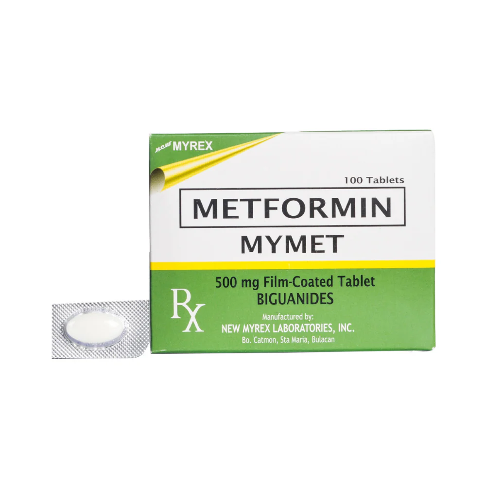 Mymet Metformin 500mg Film-Coated Tablet By 1's - Image 2