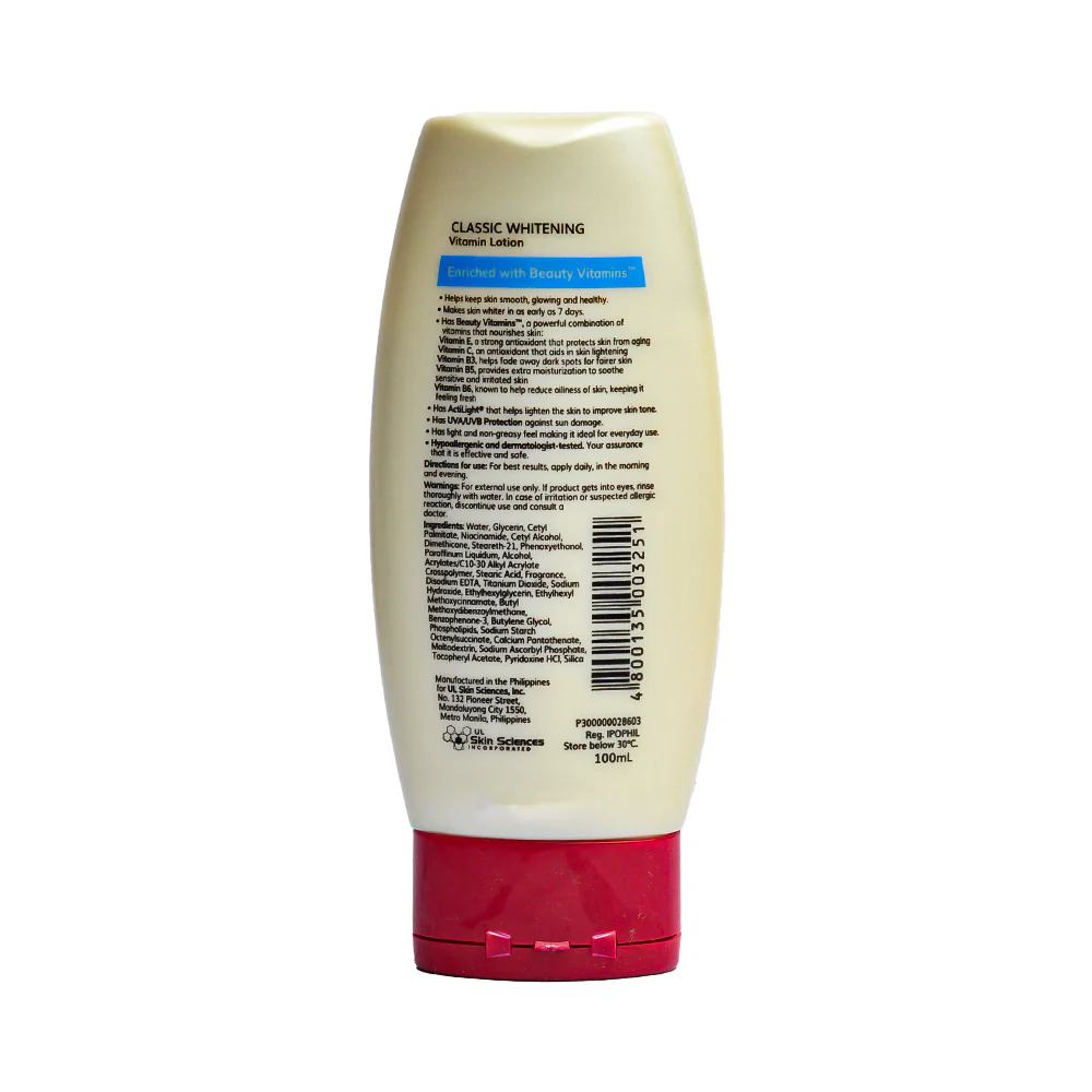 Myra Classic Whitening Vitamin Lotion 100ml - Image 2