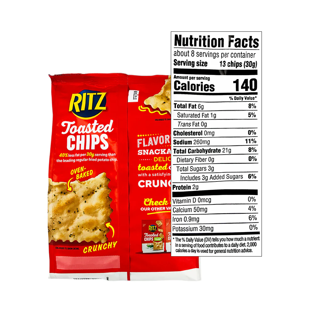 Nabisco Ritz Toasted Chips 229g (8.1oz) - Image 10