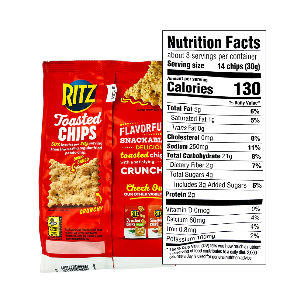 Nabisco Ritz Toasted Chips 229g (8.1oz) - Image 8