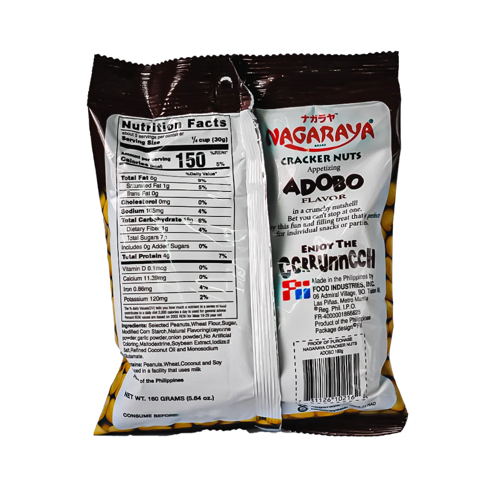 Nagaraya Cracker Nuts Adobo 160g - Image 2