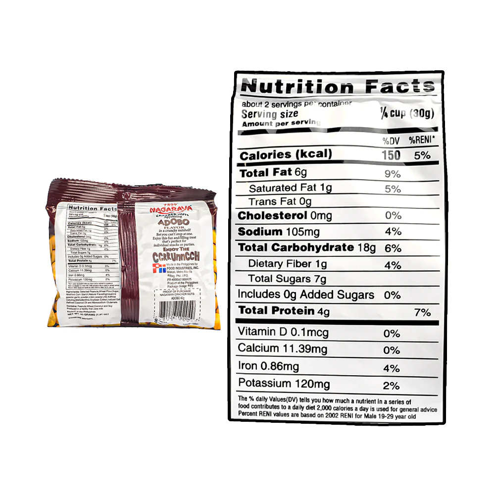Nagaraya Cracker Nuts Adobo 40g - Image 3