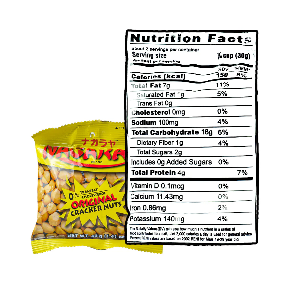 Nagaraya Original Cracker Nuts 40g - Image 2