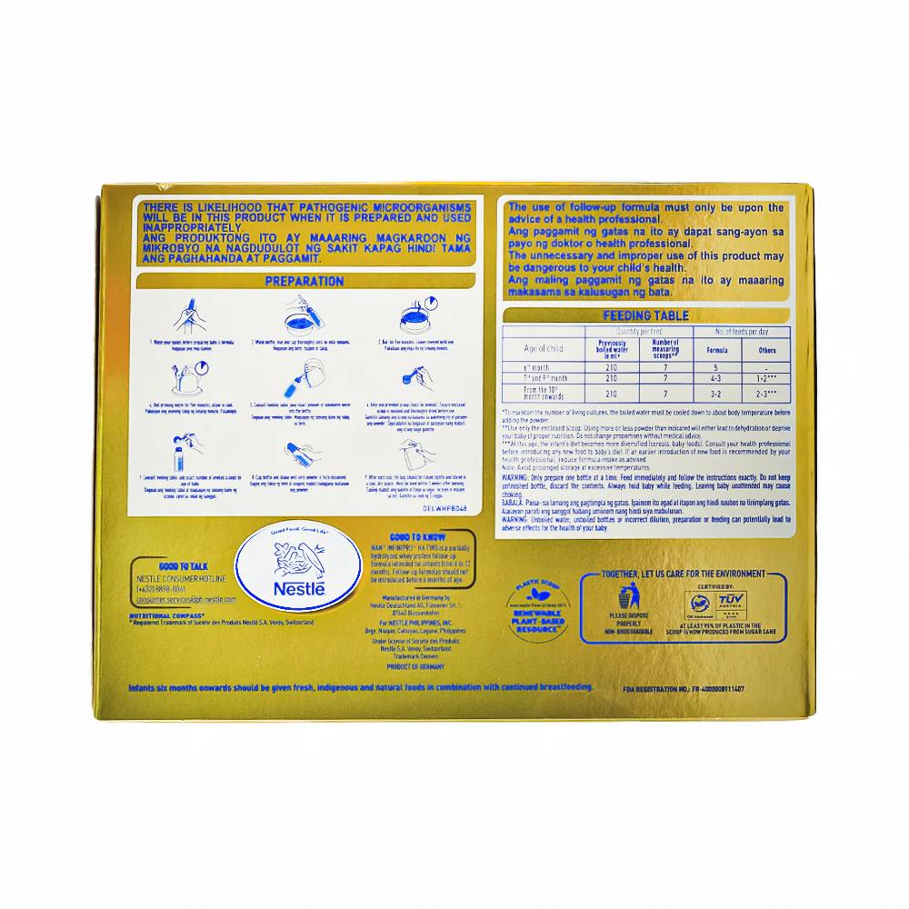 Nan Infinipro HA Two Follow-up Formula 6-12 Months 1.4kg - Image 2