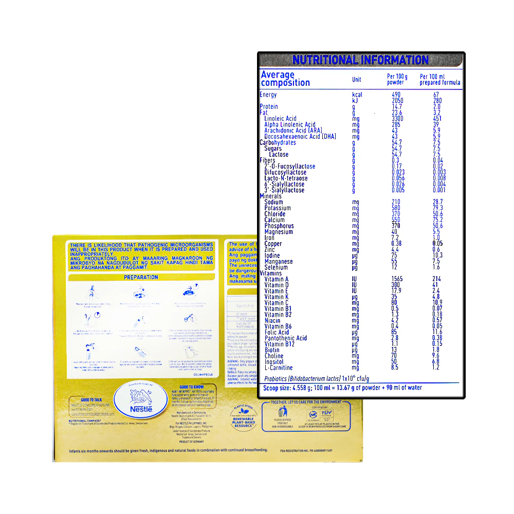 Nan Infinipro HA Two Follow-up Formula 6-12 Months 1.4kg - Image 3