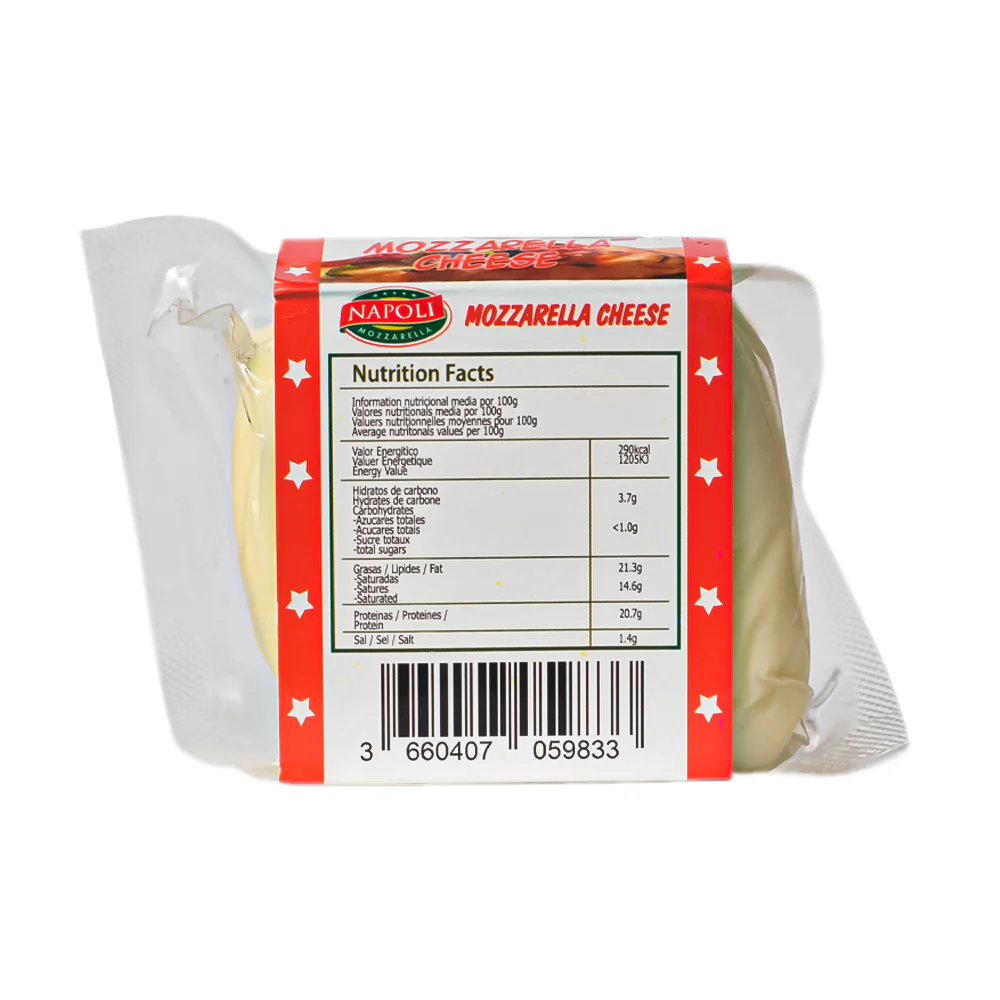 Napoli Mozzarella Cheese Portion 190g - Image 2