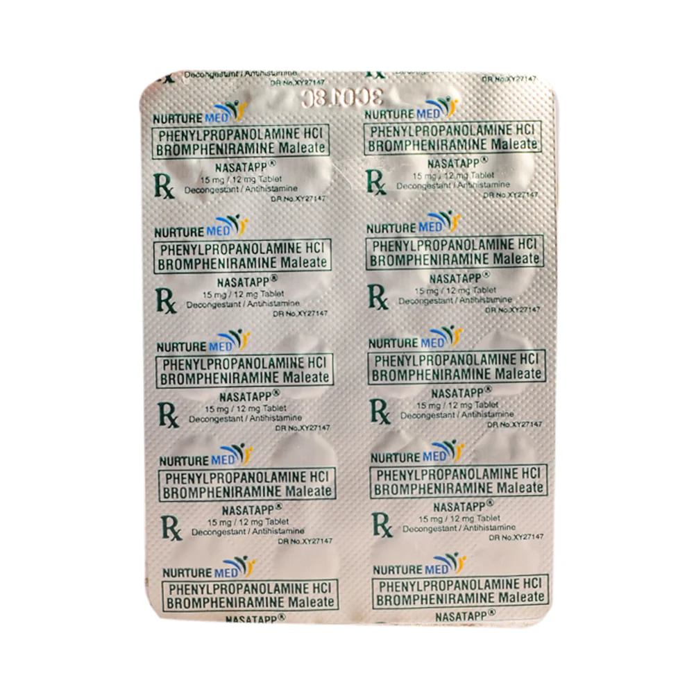 Nasatapp 15mg/12mg Tablet by 20's - Image 3