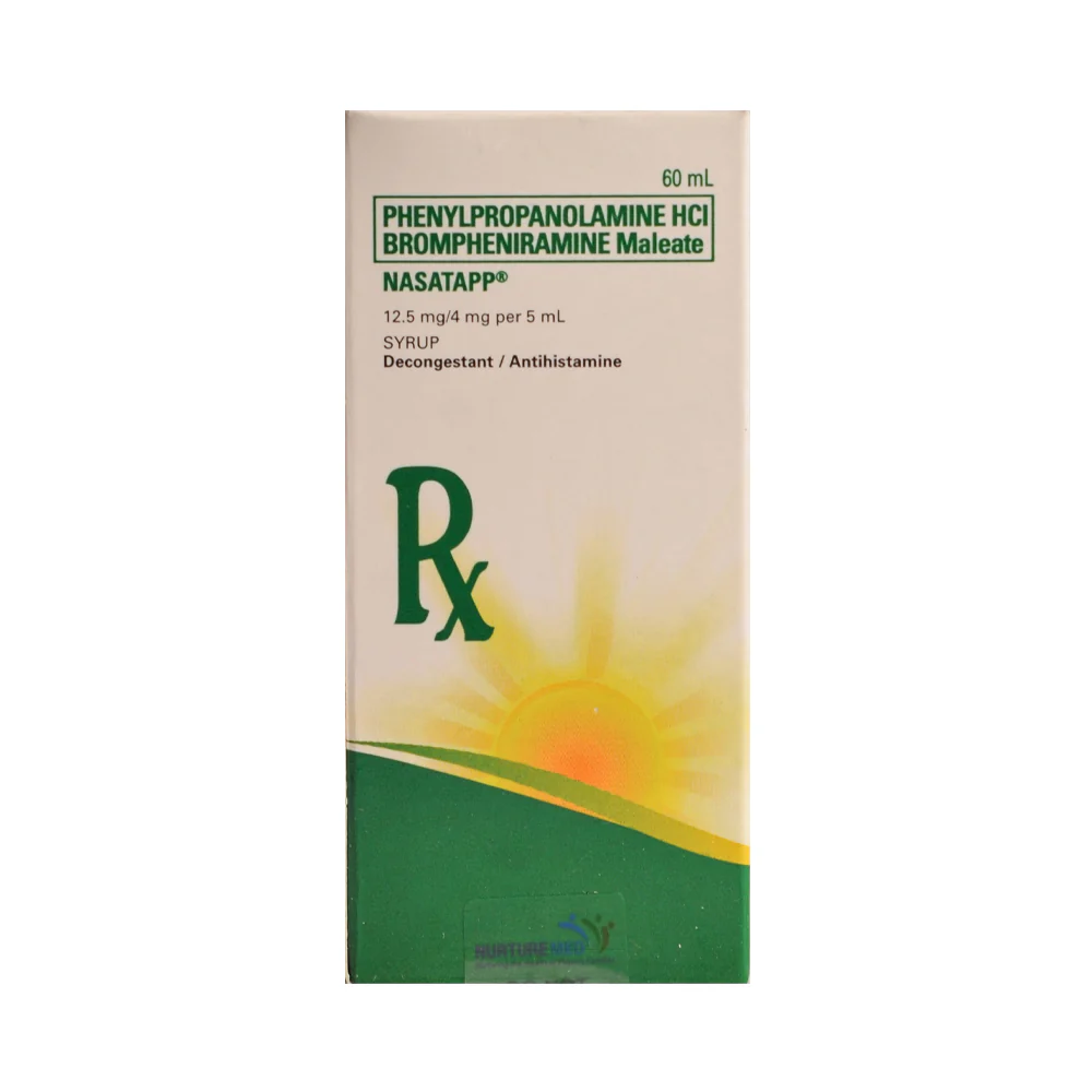 Nasatapp 12.5mg/4mg/5mL Syrup 60ml - Image 2