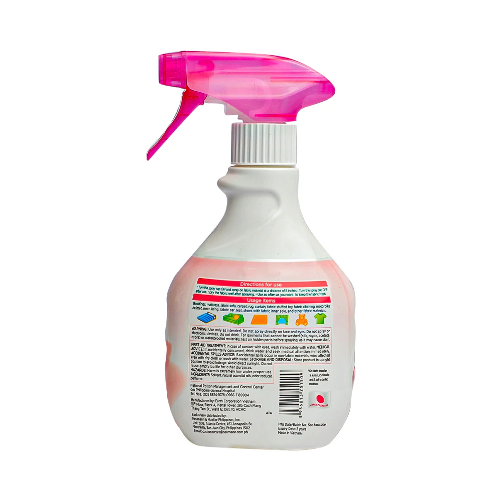 Natucair Fabric Spray Pink Blossom 400ml - Image 2