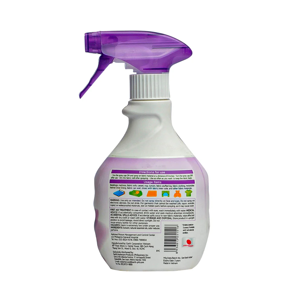 Natucair Fabric Spray Relaxing Purple 400ml - Image 2