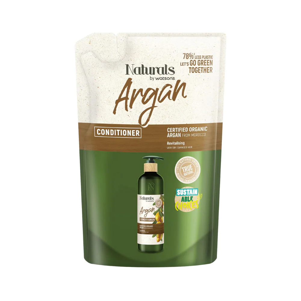Naturals By Watsons Argan Conditioner Refill 450ml - Image 2