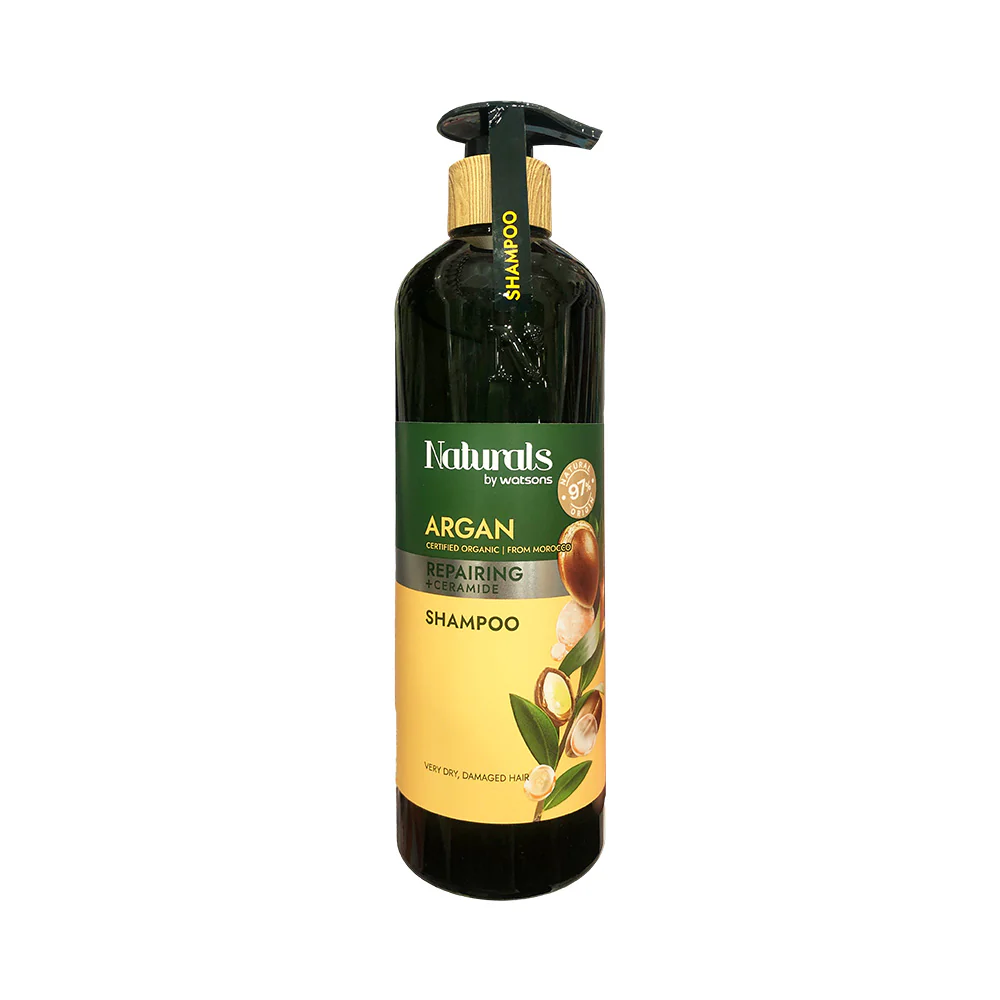 Naturals By Watsons Argan Repairing + Ceramide Shampoo 490ml - Image 2