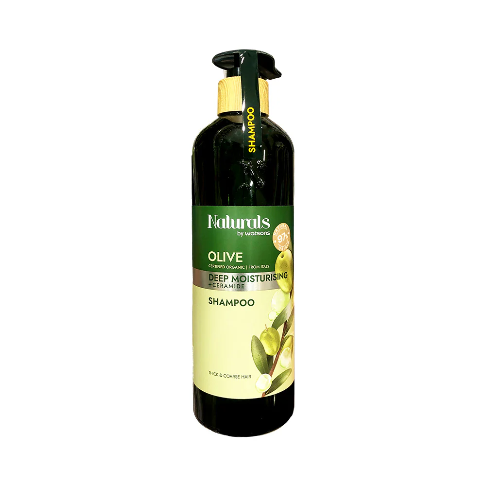 Naturals By Watsons Olive Deep Moisturising + Ceramide Shampoo 490ml - Image 2