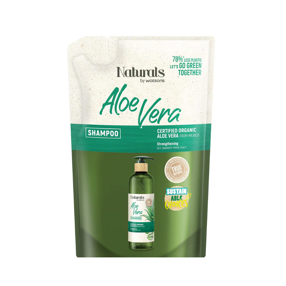 Naturals By Watsons Aloe Vera Shampoo Refill 450ml - Image 2