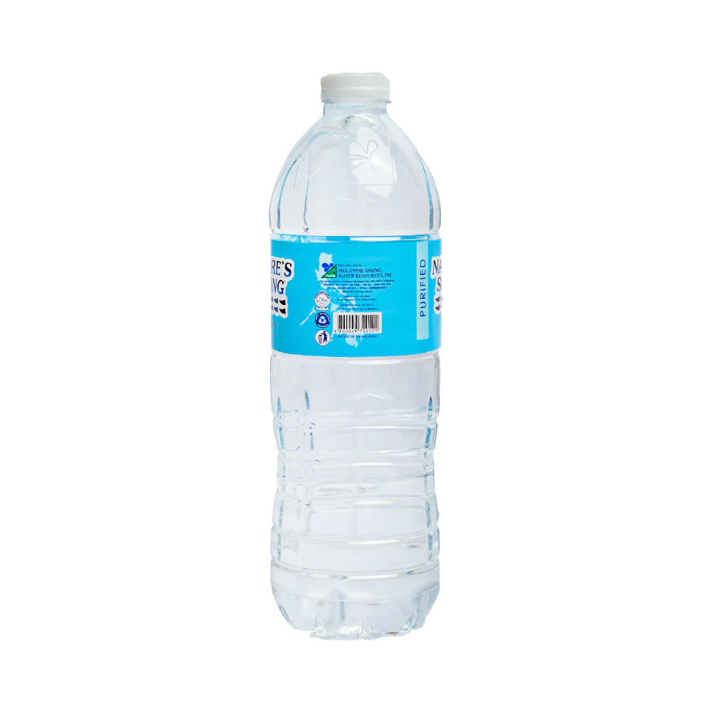 Nature's Spring Purified Water 1L - Image 2