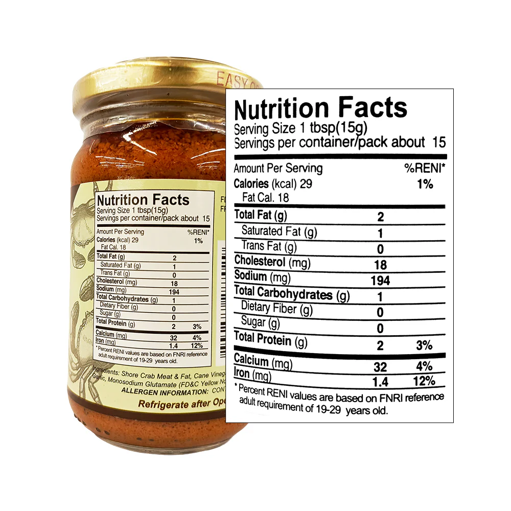 Navarro's Premium Crab Paste Bottle 227g - Image 2