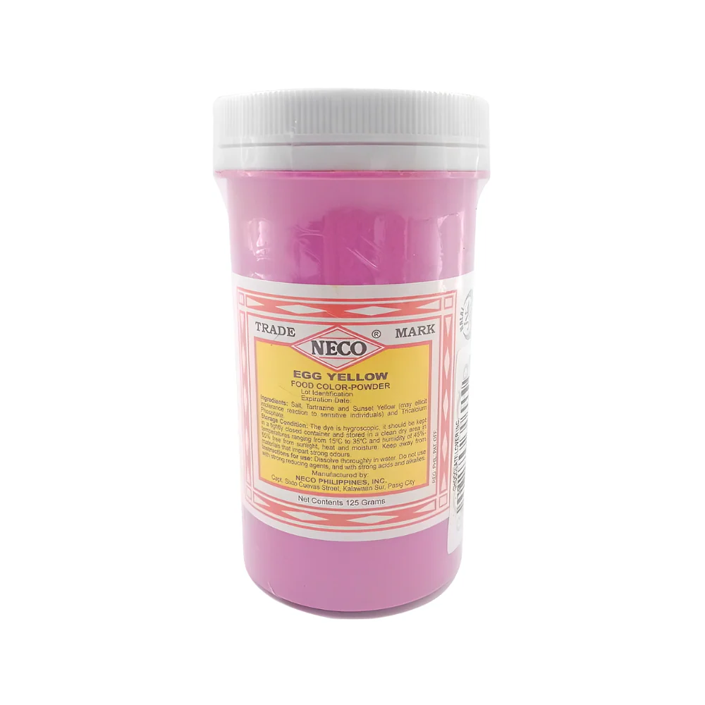 Neco Food Color Powder Egg Yellow 125g