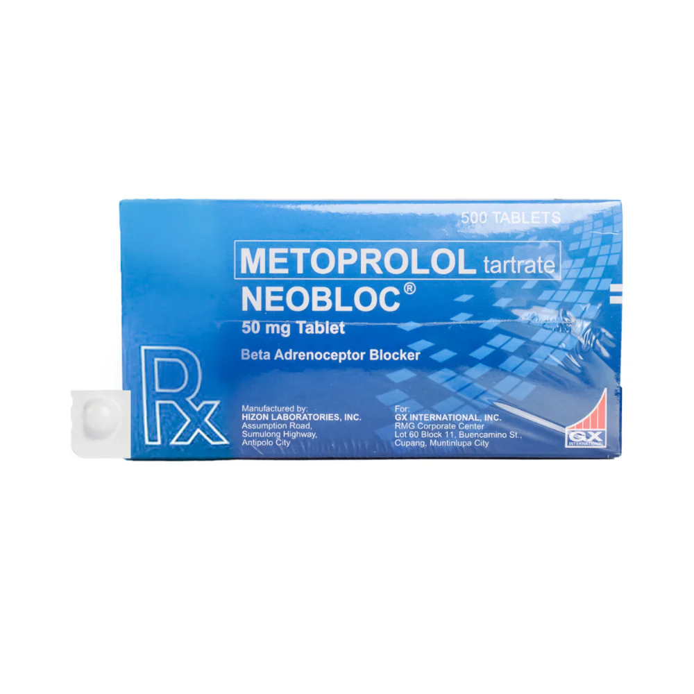 Neobloc Metoprolol Tartrate Tablet 50mg By 1's - Image 2