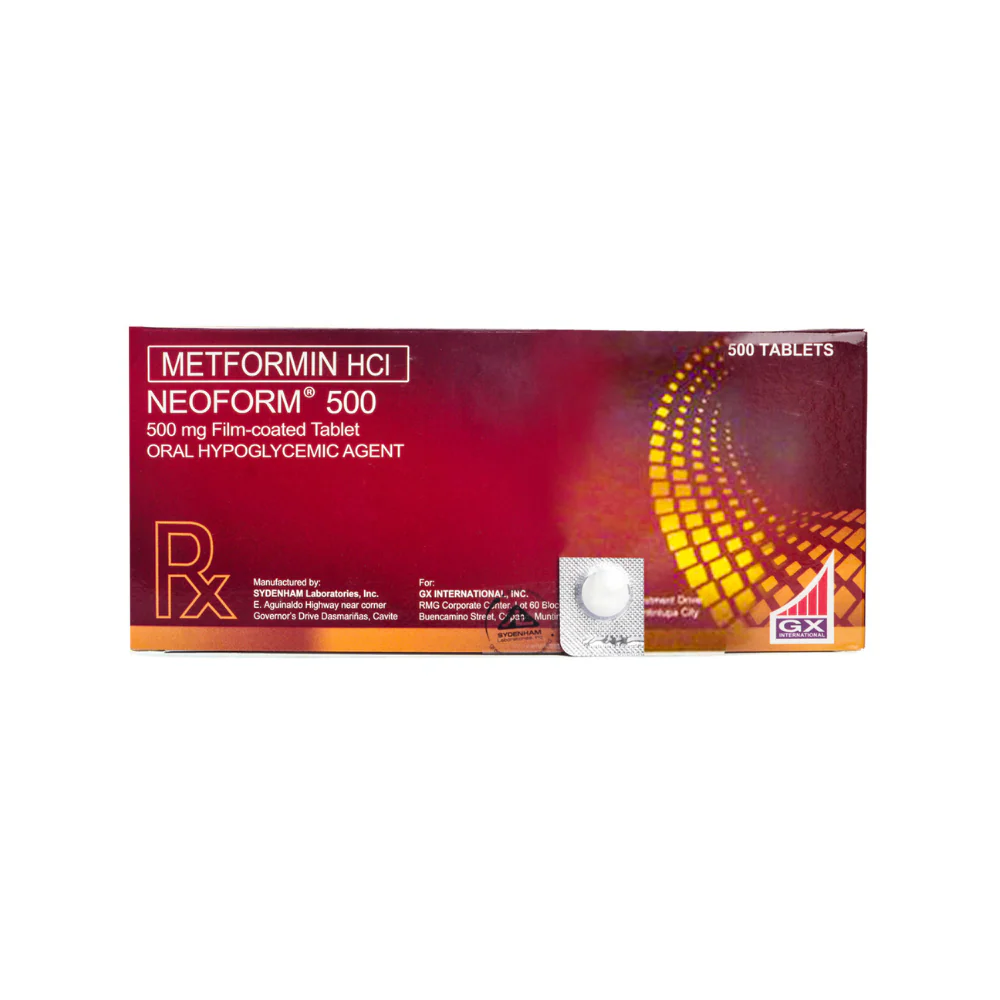 Neoform Metformin Hydrochloride 500mg Tablet By 1's - Image 2