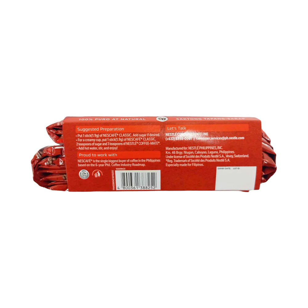 Nescafe Classic Sticks 1.9g x 48's - Image 2