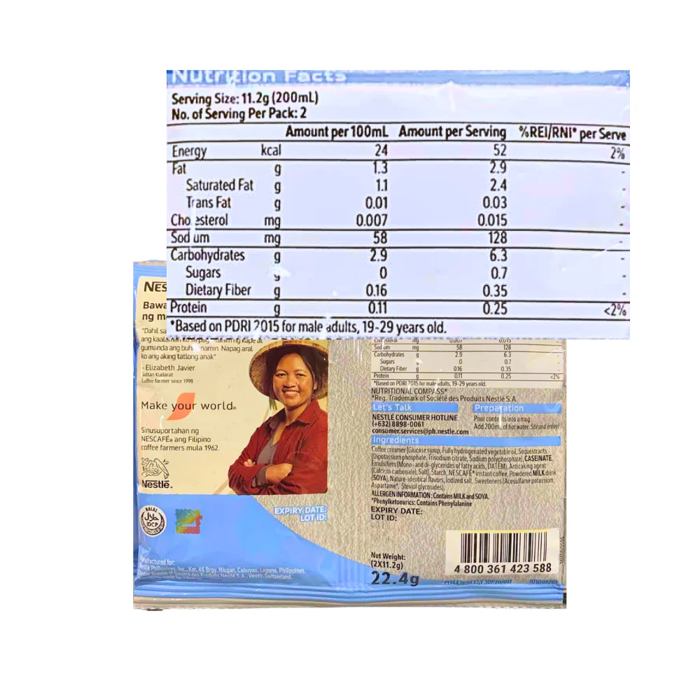 Nescafe Creamy White Twin Pack Sugar Free 22.4g - Image 3