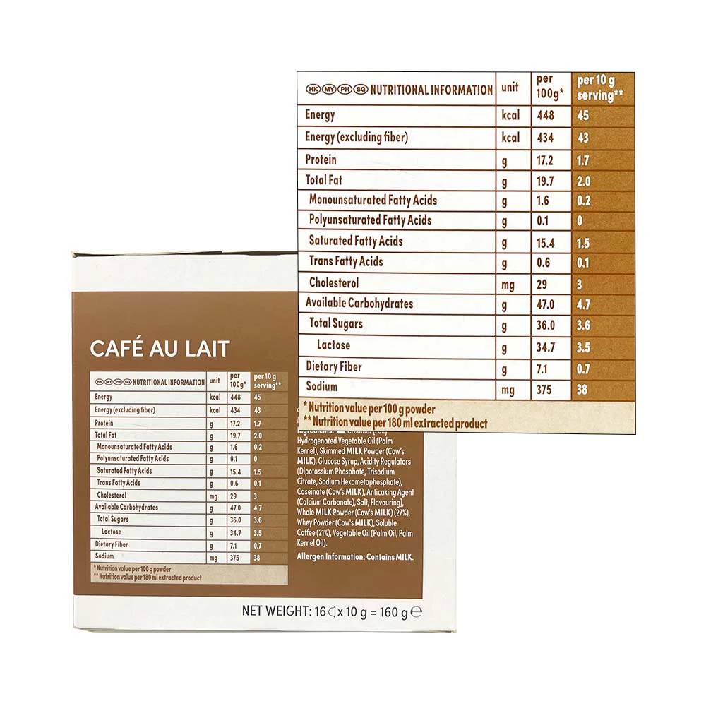 Nescafe Dolce Gusto Capsule Cafe Au Lait 160g - Image 2