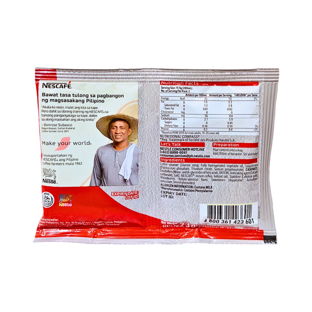 Nescafe Original Twin Pack Sugar Free 23g - Image 2