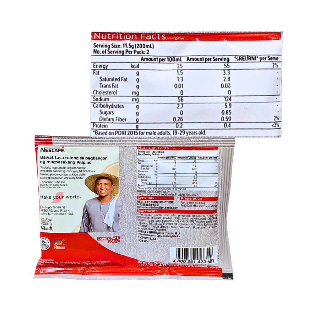 Nescafe Original Twin Pack Sugar Free 23g - Image 3